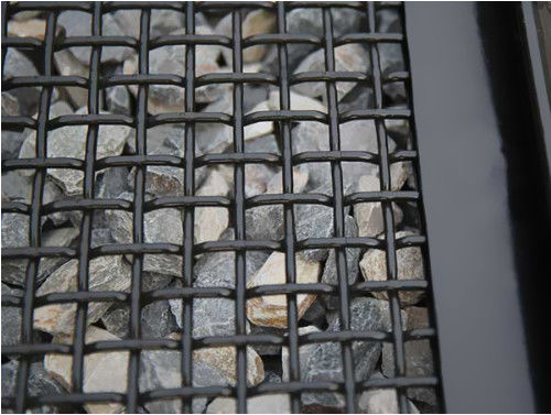 Mam Ba 65Mn tensile wire Crimp Screen mesh For Equipment stone crusher mining industry