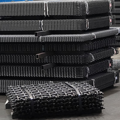Βέλτιστη διαπερατότητα Crimp Wire Screens Mesh Για Συγκεντρωτικό Χαλί Άνθρακα και Ore